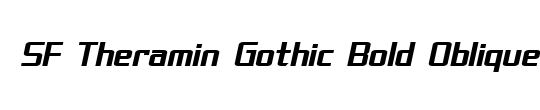 SF Theramin Gothic Condensed