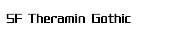 SF Theramin Gothic Condensed