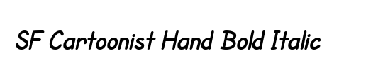 SF Cartoonist Hand