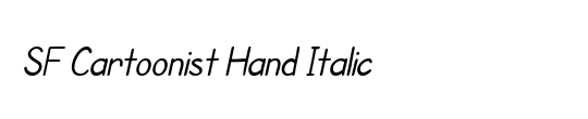 SF Cartoonist Hand