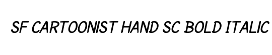 SF Cartoonist Hand