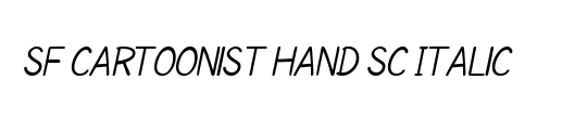 SF Cartoonist Hand SC