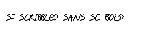 SF Scribbled Sans SC