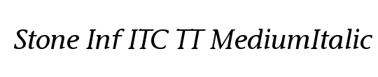 Stone Serif ITC TT