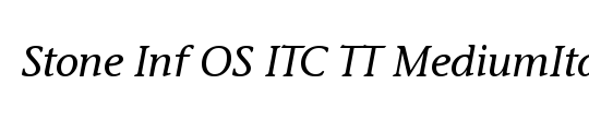 Stone Serif OS ITC TT