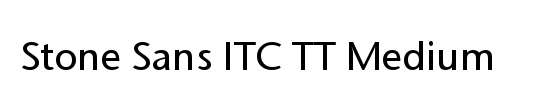 ITC Stone Sans Std