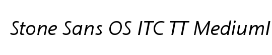 Stone Serif OS ITC TT