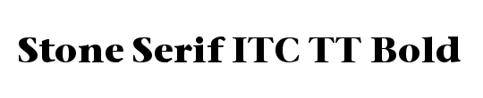 Stone Serif OS ITC TT