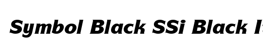 Symbol LT Black