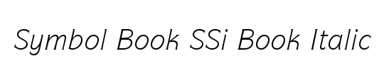 Symbol Book SSi