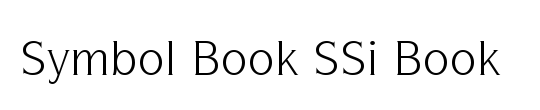 Symbol LT Book