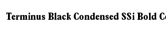 Commerce Black Condensed SSi