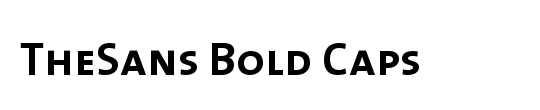 The Sans Bold-