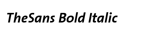 The Sans Bold-