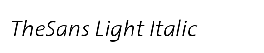 SDF Light Italic