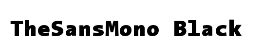 The Sans Mono-