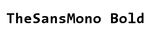 The Sans Mono-