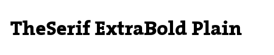 The Sans Extra Bold-