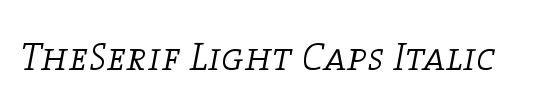 SDF Light Italic