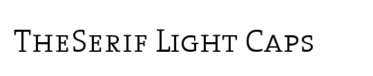 The Serif Light-