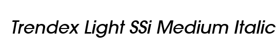 Trendex Light Condensed SSi