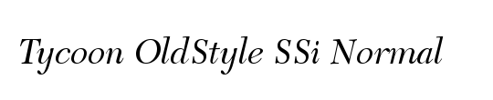Tycoon OldStyle SSi