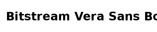 Bitstream Vera Serif