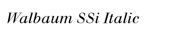 Walbaum SSi