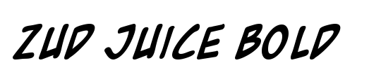 JUICE Bold Italic