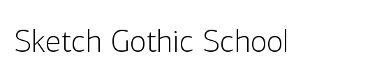 Gothic 57 Thin