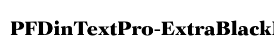 PF DinText Pro