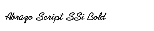 Abrazo Script SSi