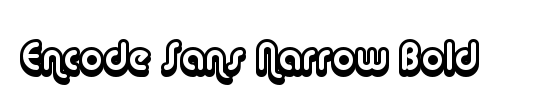 Encode Sans Narrow