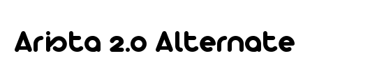 Arista 2.0 Alternate