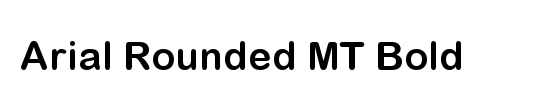 Arial Rounded MT Std