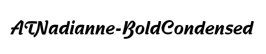 Bodoni Std Bold Condensed