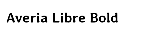 Averia Serif Libre