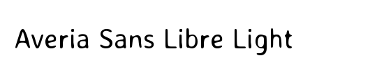 Averia Sans Libre