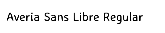 Averia Sans Libre