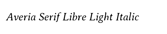 Libre SemiSans Light SSi