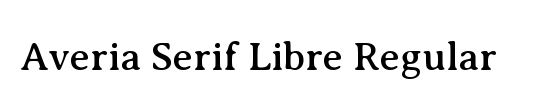 Libre Sans Serif SSi