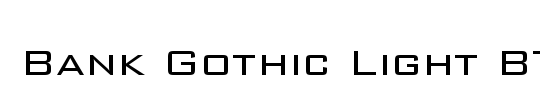 BankGothic