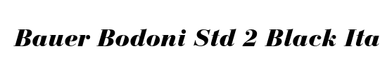 Bodoni MT Black