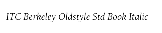 Berkeley Oldstyle