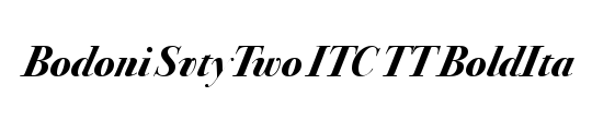 Bodoni Six OS ITC TT