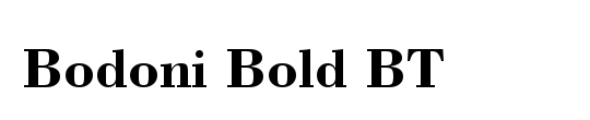 Bodoni