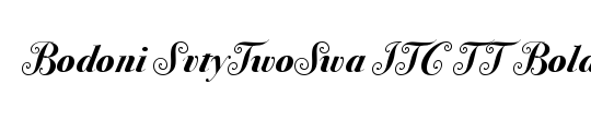 Bodoni Svntytwo ITC Std