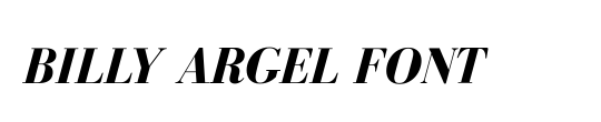 Argel Font