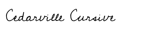 Cursive Handwriting Tryout