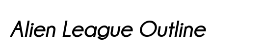 Alien League Outline